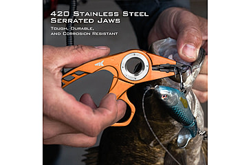 Image of Kast King Micro Gila Plier, Burnt Orange, 6in, KKTATLSPLR6SALMIGIBT