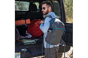 Image of Kelty Asher 18L Backpack, Beluga/Stormy Blue, 18 Liter, 22629023BEL