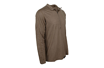 Image of Kings Camo XKG Foundation 150 Merino 1/4 Zip Tee - Mens, Khaki, L, XKG4117-KHK-L