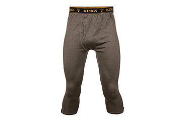 Image of Kings Camo XKG Foundation 260 Zip Off Merino Bottom Baselayer - Mens, Olive, Extra Large, XKG4104-OLV-XL