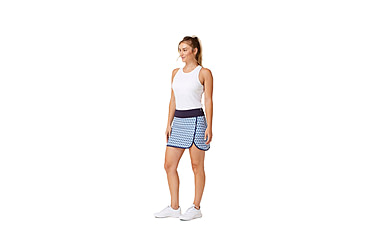 Image of Krimson Klover Kara Shorts - Womens, Geo S. Blue, Small, S23149-677-S