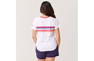 Image of Krimson Klover Tori Short Sleeve Sunshirt - Womens, Multi Stripe, Extra Small, S24601-942-XS