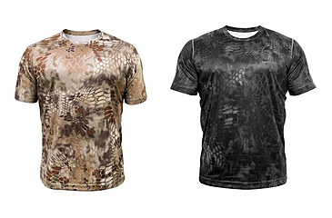 Image of Kryptek Mens Hyperion Short Sleeve Crew, Highlander, Typhon