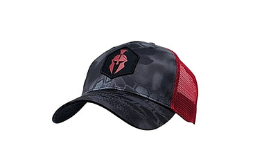 Image of Kryptek Spartan Trucker Hat, Typhon/Red, OS, 19SPATHTRE