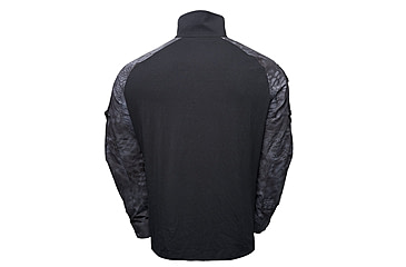 Image of Kryptek Tactical Long Sleeve Zip - Mens, Black/Typhon, 2XL, 19TACZLSBKT7