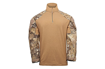 Image of Kryptek Tactical Long Sleeve Zip - Mens, Coyote/Highlander, Extra Large, 19TACZLSCTH6
