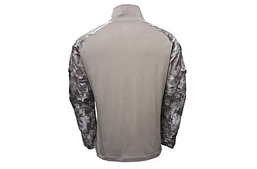 Image of Kryptek Tactical Long Sleeve Zip - Mens, Dark Charcoal/Raid, 2XL, 19TACZLSDCR7