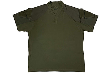 Image of Kryptek Tactical Short Sleeve Rugby - Mens, Ranger Green, Medium, 19TACRSSRG4