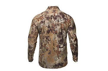 Image of Kryptek Valhalla 2 Long Sleeve Zip Shirt - Men's, Medium, Highlander, 18VALLSZH4