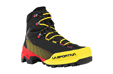 Image of La Sportiva Aequilibrium ST GTX Mountaineering Boots - Mens, Black/Yellow, 43.5 Euro, ZFMS098-K00Y00-43.5