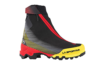 Image of La Sportiva Aequilibrium Top GTX Mountaineering Shoes - Mens, Black/Yellow, 44, Medium, 21X-999100-44