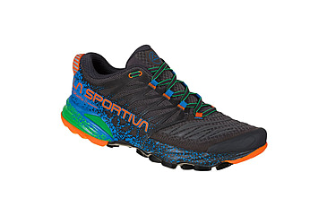 Image of La Sportiva Akasha II Road Running Shoes - Mens, Carbon/Flame, 42.5, 56A-900304-42.5