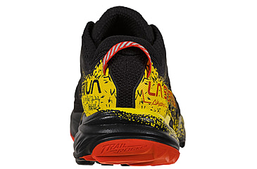 Image of La Sportiva Akasha II Running Shoes - Mens, Black/Yellow, 47.5, 56A-999100-47.5