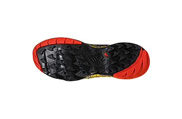 Image of La Sportiva Akasha II Running Shoes - Mens, Black/Yellow, 47.5, 56A-999100-47.5