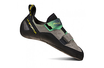 Image of La Sportiva Aragon Climbing Shoes - Men's, Clay/Jasmine Green, 43.5, Medium, 30B-909717-43.5