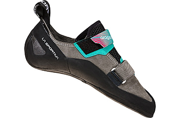 Image of La Sportiva Aragon Climbing Shoes - Women's, Clay/Hibiscus, 36.5, ZFCS023-G09P02-36.5