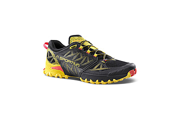 Image of La Sportiva Bushido III Road Running Shoes - Mens, Black/Yellow, 45, 56S-999100-45