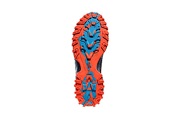 Image of La Sportiva Bushido III Road Running Shoes - Mens, Deep Sea/Cherry Tomato, 44.5, 56S-643322-44.5