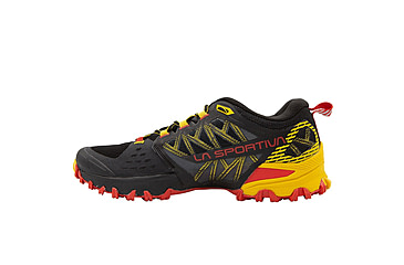 Image of La Sportiva Bushido III GTX Road Running Shoes - Mens, Black/Yellow, 47.5, 56X-999100-47.5