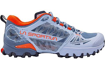 Image of La Sportiva Bushido III Wide GTX Road Running Shoes - Womens, Stone-Blue/Moonlight W, 37, 35A-645644W-37