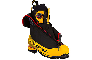 Image of La Sportiva G2 Evo Mountaineering Boots - Men's, 43 Euro, Medium, Black/Yellow, 21U-999100-43