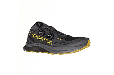 Image of La Sportiva Jackal II Boa Running Shoes - Mens, Black/Savana, 44.5, ZFRS098-K00E32-44.5