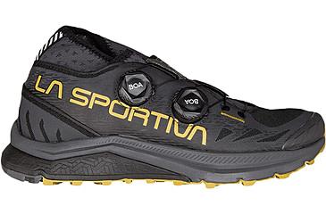 Image of La Sportiva Jackal II Boa Running Shoes - Mens, Black/Savana, 44.5, ZFRS098-K00E32-44.5
