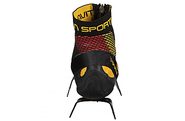 Image of La Sportiva Mega Ice Evo Climbing Shoes - Mens, Black/Yellow, 43.5, ZFCS031-K00Y00-43.5