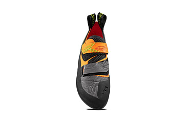 Image of La Sportiva Mistral Climbing Shoes - Mens, Hawaiian Sun/Lime Punch, 46.5, ZFCS034-O08E29-46.5
