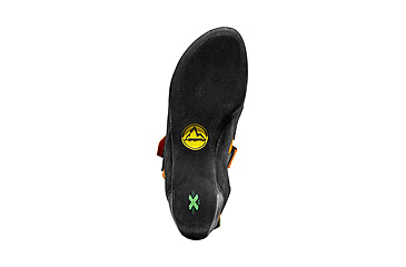 Image of La Sportiva Mistral Climbing Shoes - Mens, Hawaiian Sun/Lime Punch, 46.5, ZFCS034-O08E29-46.5