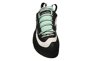 Image of La Sportiva Miura Climbing Shoes - Womens, White/Jade Green, 39, ZFCS011-W00E04-39