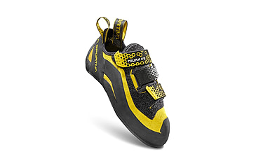 Image of La Sportiva Miura VS Climbing Shoes - Men's, Black/Yellow, 39.5, ZFCS036-K00Y00-39.5