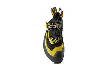 Image of La Sportiva Miura VS Climbing Shoes - Mens, Black/Yellow, 39.5, ZFCS036-K00Y00-39.5