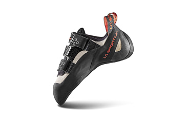 Image of La Sportiva Miura VS Climbing Shoes - Womens, White/Cherry Tomato, 36, ZFCS037-W00R22-36