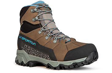 Image of La Sportiva Nucleo High II GTX Hiking Shoes - Womens, Oak/Topaz, 40.5, 24Z-808624-40.5