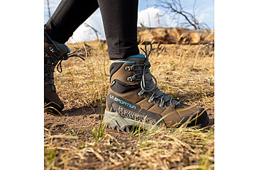 Image of La Sportiva Nucleo High II GTX Hiking Shoes - Womens, Oak/Topaz, 40.5, 24Z-808624-40.5