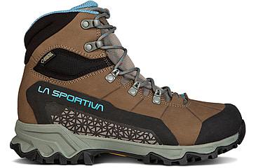 Image of La Sportiva Nucleo High II GTX Hiking Shoes - Women's, Oak/Topaz, 40.5, Medium, 24Z-808624-40.5