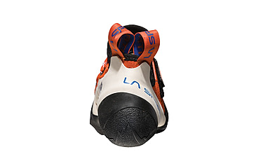 Image of La Sportiva Solution Climbing Shoes - Womens, White/Lily Orange, 37, ZFCS014-W00O03-37