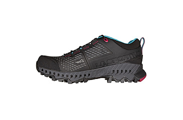 Image of La Sportiva Spire GTX Hiking Shoes - Womens, Black/Topaz, 39, ZFHS095-K00B24-39