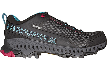 Image of La Sportiva Spire GTX Hiking Shoes - Womens, Black/Topaz, 39, ZFHS095-K00B24-39