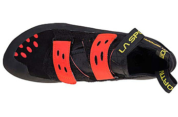Image of La Sportiva Tarantula Climbing Shoes - Mens, Black/Poppy, 37.5, Medium, 30J-999311-37.5