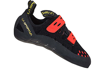 Image of La Sportiva Tarantula Climbing Shoes - Mens, Black/Poppy, 37.5, Medium, 30J-999311-37.5