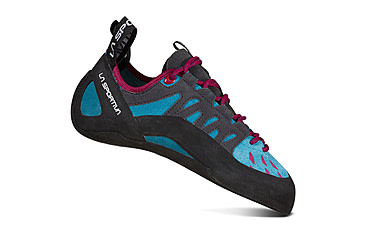 Image of La Sportiva Tarantulace Climbing Shoes - Womens, Topaz/Red Plum, 41.5, 30M-624502-41.5