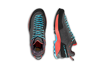 Image of La Sportiva TX Guide Approach Shoes - Womens, Carbon/Hibiscus, 37.5, 27O-900402-37.5
