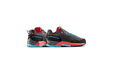 Image of La Sportiva TX Guide Approach Shoes - Womens, Carbon/Hibiscus, 37.5, 27O-900402-37.5