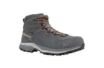 Image of La Sportiva TX Hike Mid Leather GTX Shoes - Mens, Metal/Hawaiian Sun, 43.5, 44N-917208-43.5
