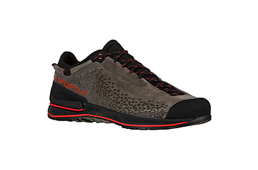 Image of La Sportiva TX2 Evo Leather Approach Shoes - Mens, Carbon/Goji, 44, 27X-900314-44