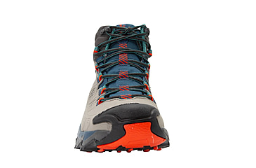 Image of La Sportiva Ultra Raptor II Mid Leather GTX Hiking Shoes - Womens, Grey/Cherry Tomato, 43, ZFHS097-G01R22-43
