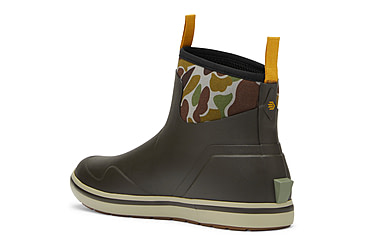 Image of LaCrosse Footwear Alpha Deck Boot 6in - Mens, 14 US, Wide Width, Black Olive/Camo, 14, 621201-14W