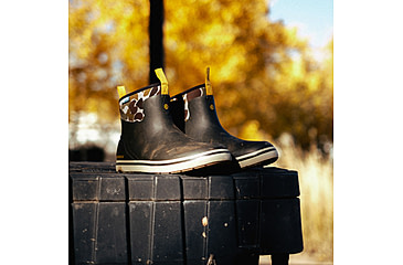 Image of LaCrosse Footwear Alpha Deck Boot 6in - Mens, 14 US, Wide Width, Black Olive/Camo, 14, 621201-14W